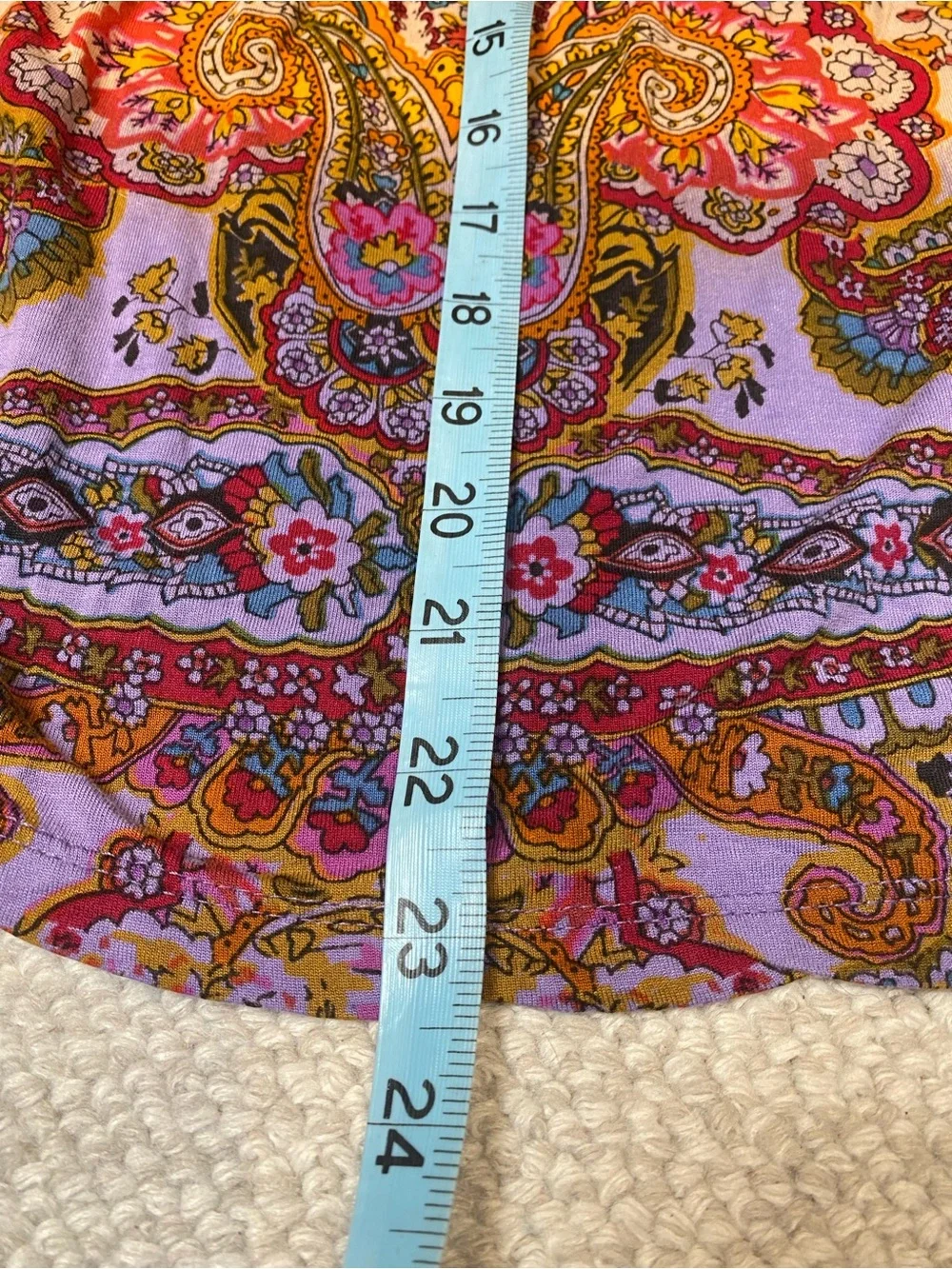 Bila Boho Paisley Lace Blouse | Festival Cottagecore Whimsigoth Rayon Top L